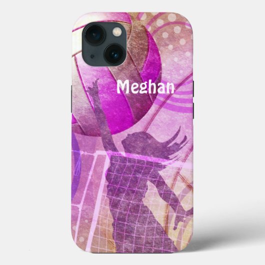 Frauenvolleyball Case-Mate iPhone Hülle (Rückseite)