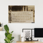 Frauenwahlbanner in Washington D.C. 1918 Poster (Heimbüro)