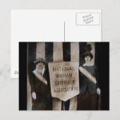 Frauenwahlbewegung Postkarte (Vorne/Hinten)