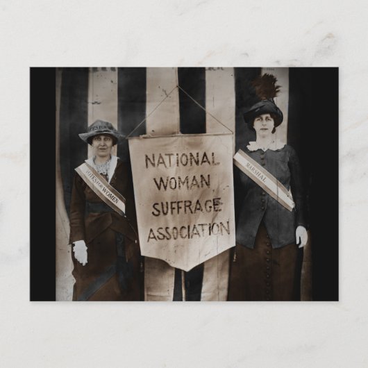 Frauenwahlbewegung Postkarte (Vorderseite)