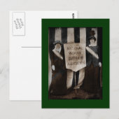 Frauenwahlbewegung Postkarte (Vorne/Hinten)