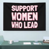 Frauenwahlen - Unterstützung von Frauen, die an de Banner (Messe)