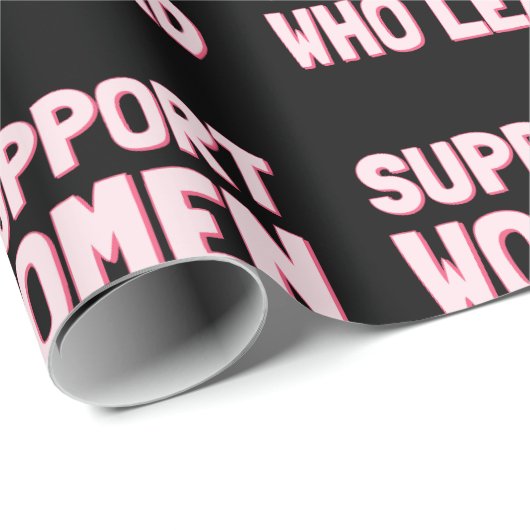 Frauenwahlen - Unterstützung von Frauen, die an de Geschenkpapier (Rolleneckpunkt)