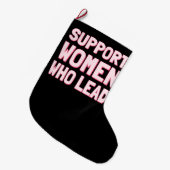 Frauenwahlen - Unterstützung von Frauen, die an de Großer Weihnachtsstrumpf (Vorderansicht (hängend))