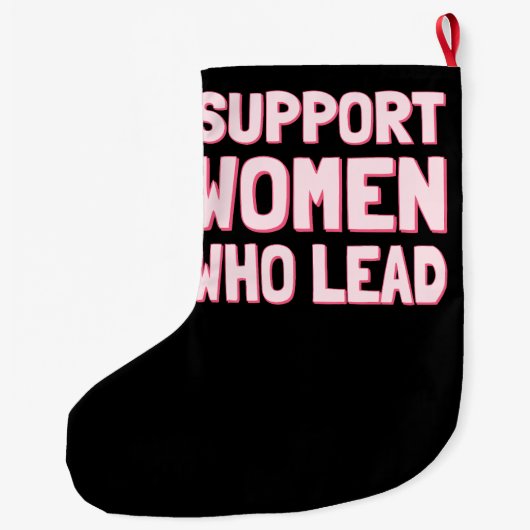 Frauenwahlen - Unterstützung von Frauen, die an de Großer Weihnachtsstrumpf (Rückseite)