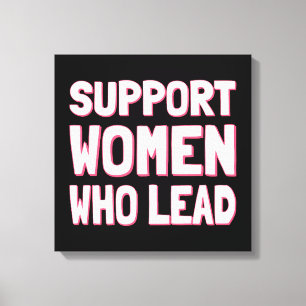 Frauenwahlen - Unterstützung von Frauen, die an de Leinwanddruck