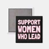 Frauenwahlen - Unterstützung von Frauen, die an de Magnet (Vorderseite/Rückseite)