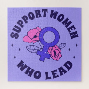 Frauenwahlen - Unterstützung von Frauen, die an de Puzzle