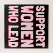 Frauenwahlen - Unterstützung von Frauen, die an de Puzzle (Horizontal)