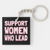 Frauenwahlen - Unterstützung von Frauen, die an de Schlüsselanhänger (Rückseite)