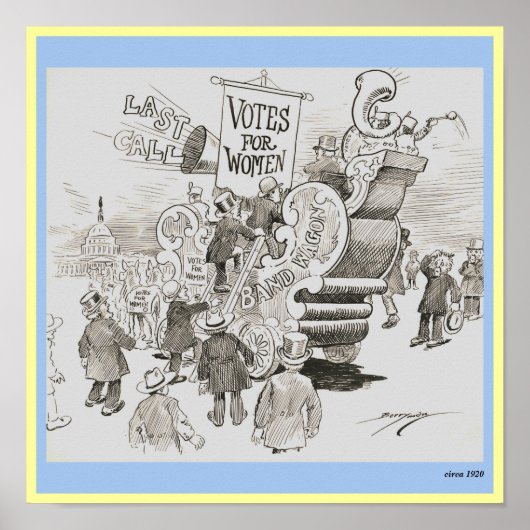 Frauenwahlkampf in den 1920er Jahren Poster (Vorne)
