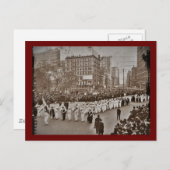 Frauenwahlparade 1912 postkarte (Vorne/Hinten)