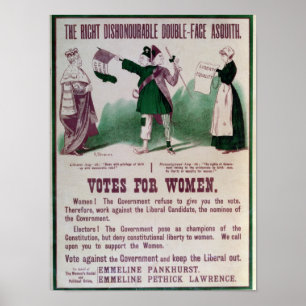 Frauenwahlposter Poster