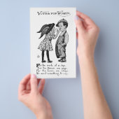Frauenwahlrecht Flyer (Handgriff)