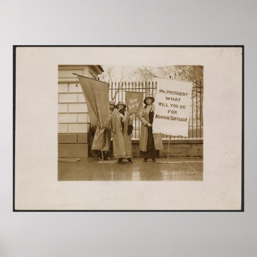 Frauenwahlrecht Poster (Vorne)