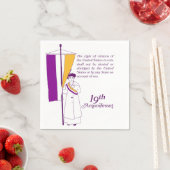 Frauenwahlrecht Serviette (Beispiel)