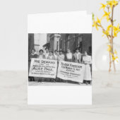 Frauenwahltakte, 1917 karte (Gelbe Blume)