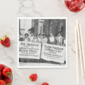 Frauenwahltakte, 1917 serviette (Beispiel)