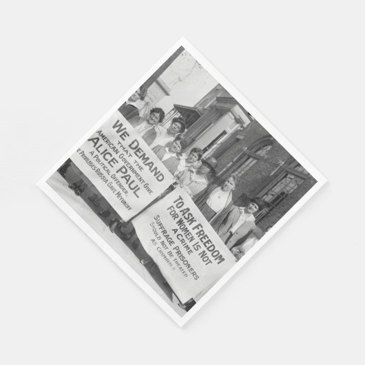 Frauenwahltakte, 1917 serviette (Ecke)