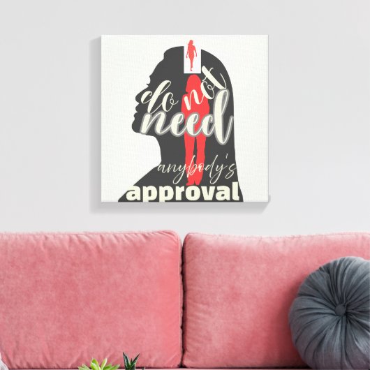 🖼️ Frauenwall Leinwanddruck (Insitu (Wohnzimmer))