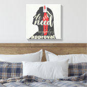 🖼️ Frauenwall Leinwanddruck (Insitu (Schlafzimmer))