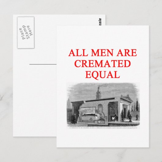 Frauenwitz Postkarte (Vorne/Hinten)