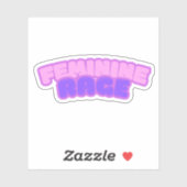 Frauenwut Aufkleber (Blatt)