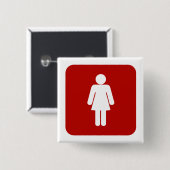 Frauenzeichen Button (Vorne & Hinten)