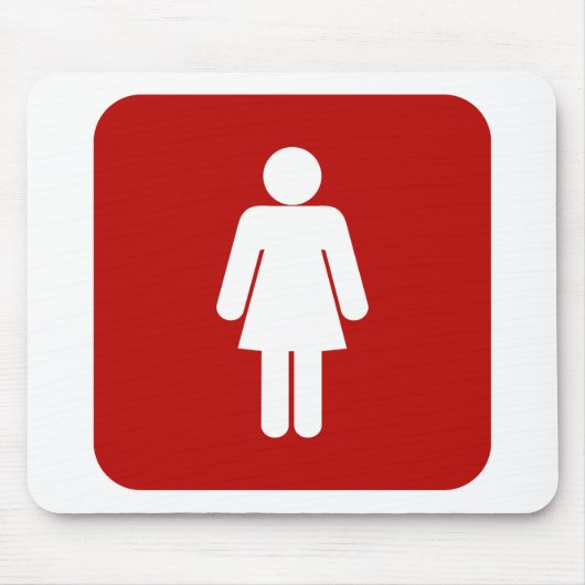 Frauenzeichen Mousepad (Vorne)