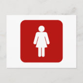 Frauenzeichen Postkarte (Vorderseite)