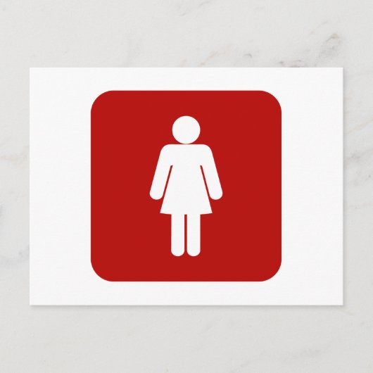 Frauenzeichen Postkarte (Vorderseite)