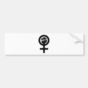 Frauenzeichen Power Autoaufkleber