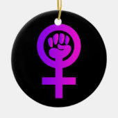 Frauenzeichen Power Keramikornament (Vorne)