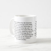 Fräulein Amerika Sc-Tasse Kaffeetasse (Vorderseite Links)