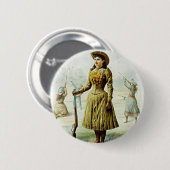 Fräulein Annie Oakley Button (Vorne & Hinten)