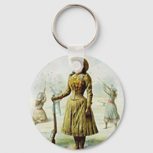 Fräulein Annie Oakley Schlüsselanhänger