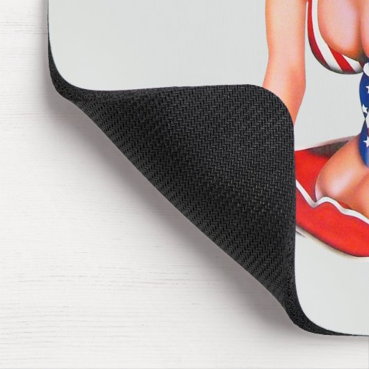 Fräulein Behavin' Pinup Mousepad (Ecke)