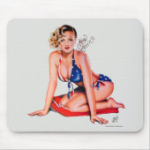 Fräulein Behavin' Pinup Mousepad (Vorne)
