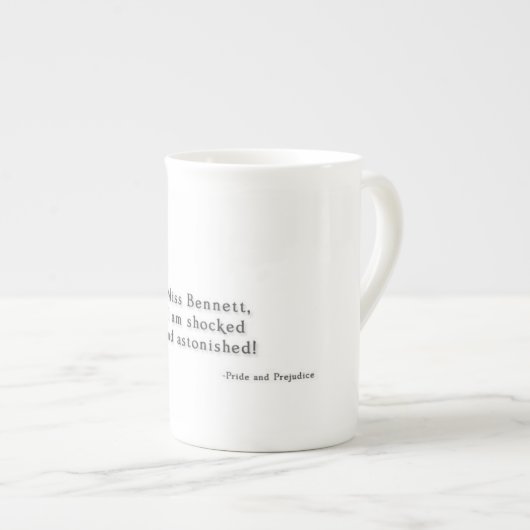 Fräulein Bennet, werde ich entsetzt! - Stolz u. Porzellantasse (Vorderseite Rechts)