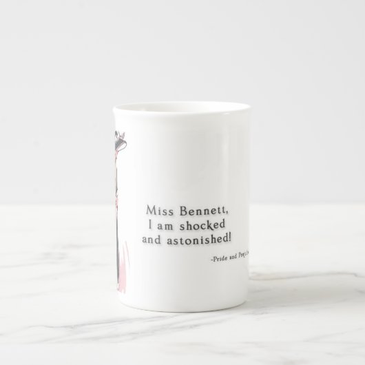 Fräulein Bennet, werde ich entsetzt! - Stolz u. Porzellantasse (Vorderseite)