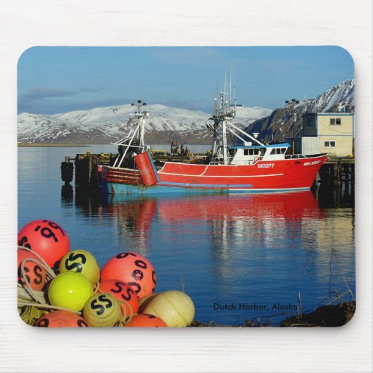 Fräulein Berdie, Schleppnetzfischer im Mousepad (Vorne)