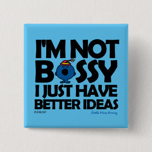 Fräulein Bossy Hat Bessere Ideen Button