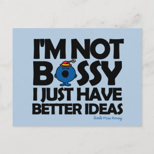 Fräulein Bossy Hat Bessere Ideen Postkarte