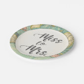 Fräulein Brautparty-Papier-Teller zum Frau-Travel Pappteller (Schrägansicht)