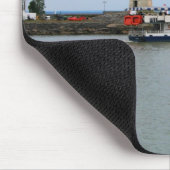 Fräulein Buffalo und Leuchtturm, Büffel NY Mousepad (Ecke)