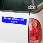 FRÄULEIN CORZINE YET? AUTOAUFKLEBER (Auf Lkw)