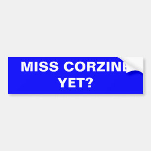 FRÄULEIN CORZINE YET? AUTOAUFKLEBER
