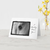 Fräulein, das Sie kardieren Karte (Gelbe Blume)