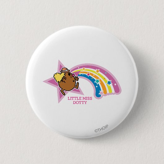 Fräulein Dotty | Auf der Jagd nach Regenbögen Button (Vorderseite)