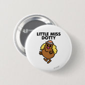 Fräulein Dotty winkt Button (Vorne & Hinten)
